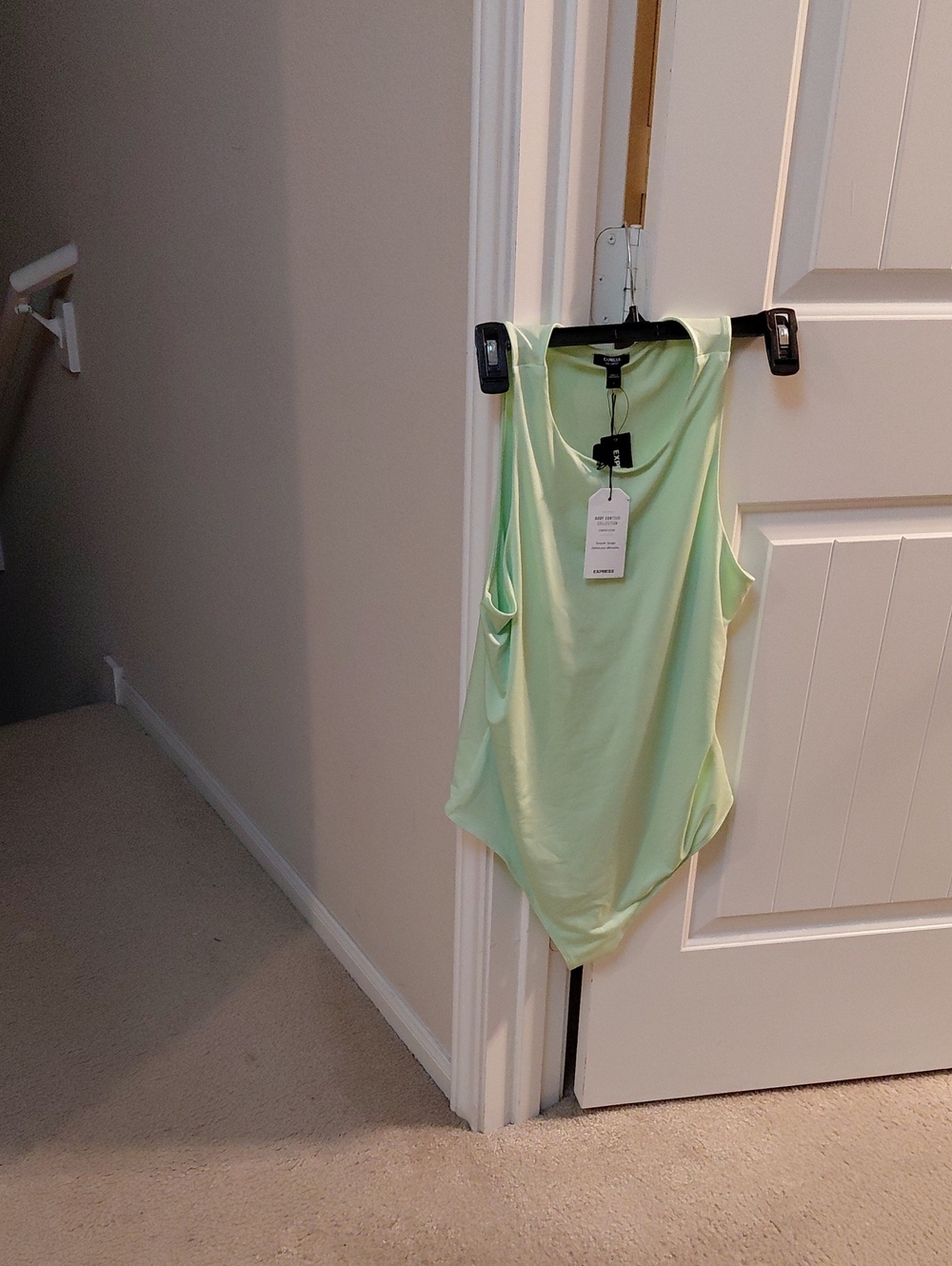 Sleeveless Light Green Women's Bodysuit